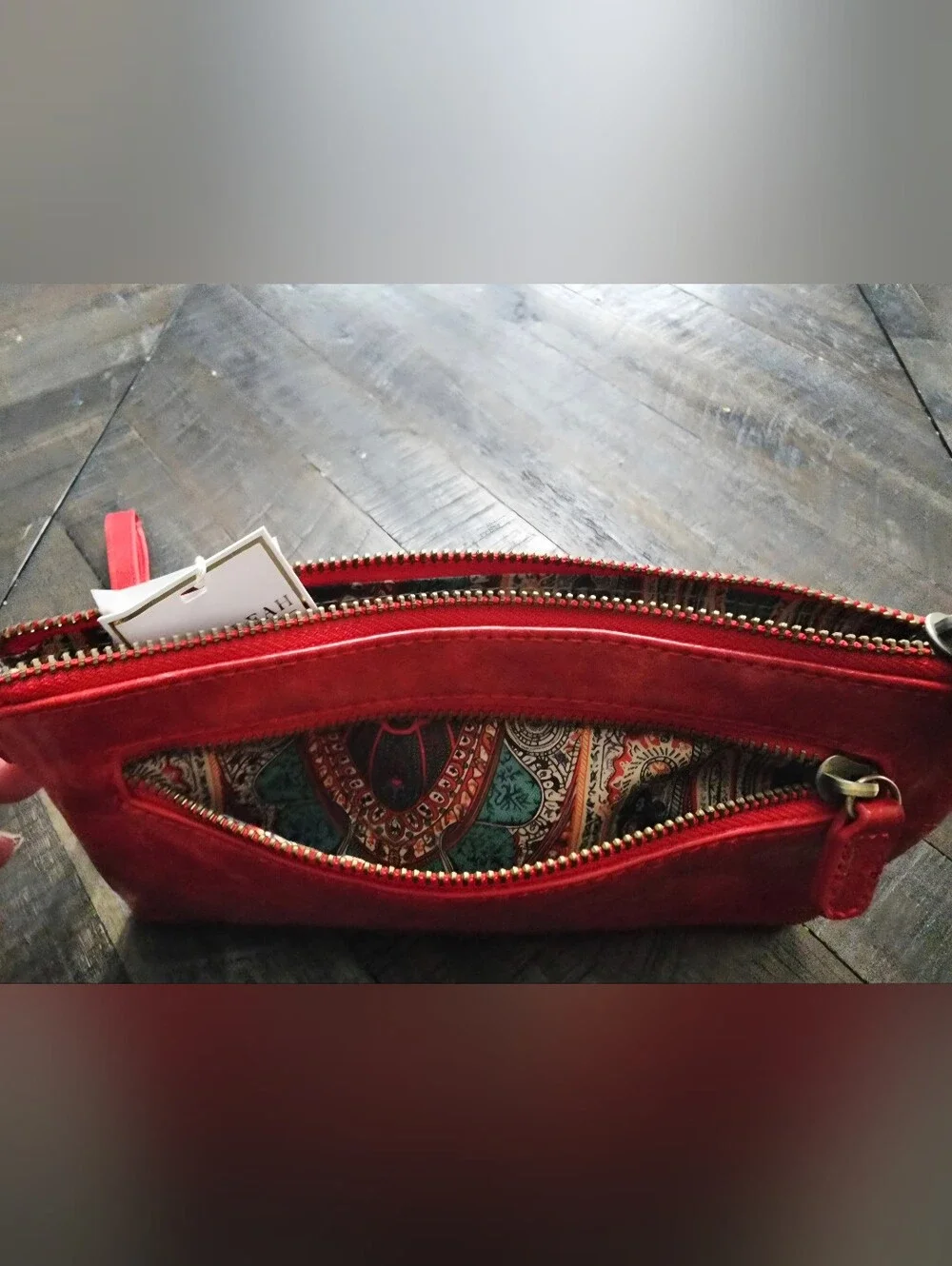 Shiraleah Red Wristlet Clutch - NWT